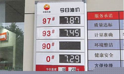 江苏无锡中石化油价_无锡中石化今日油价格表最新