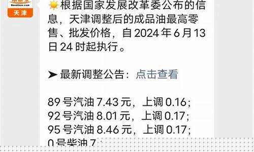 天津油价走势图_天津油价调整最新消息今天