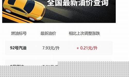 西安今日油价95号汽油价格多少_西安今日油价95